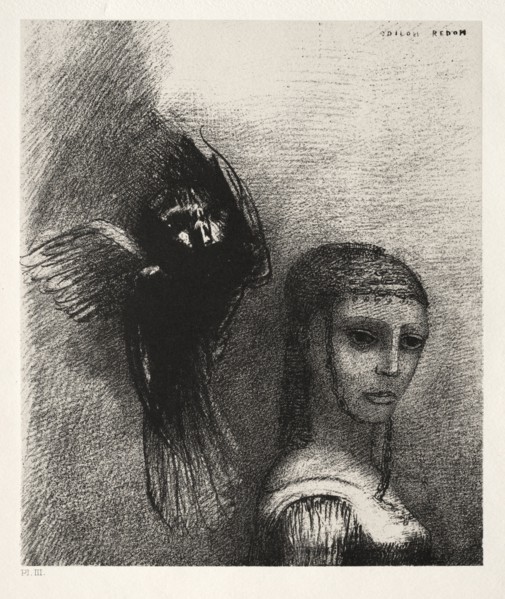 The Temptation of St. Anthony, 1888. Odilon Redon (French, 1840-1916). Lithograph