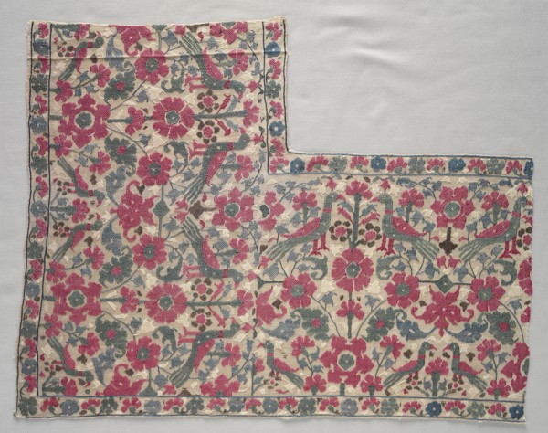 Portion of a Bed Sheet or Valance, 1500s - 1600s. Greece, Sporades Islands, Skyros, 16th-17th