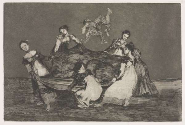 The Proverbs:  Feminine Folly, 1864. Francisco de Goya (Spanish, 1746-1828). Etching and aquatint