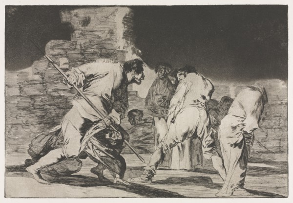 The Proverbs:  The Folly of Fury, 1864. Francisco de Goya (Spanish, 1746-1828). Etching and