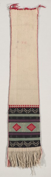"Hopi Brocade" Style Dance Sash, c. 1880-1900. America, Native North American, Southwest, Pueblo