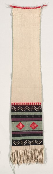 "Hopi Brocade" Style Dance Sash, c. 1880-1900. America, Native North American, Southwest, Pueblo