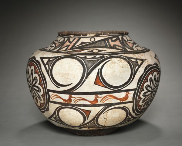 Water Jar (Olla), 1880. Southwest, Pueblo, Zuni, Post- Contact Period, 19th century. Ceramic;