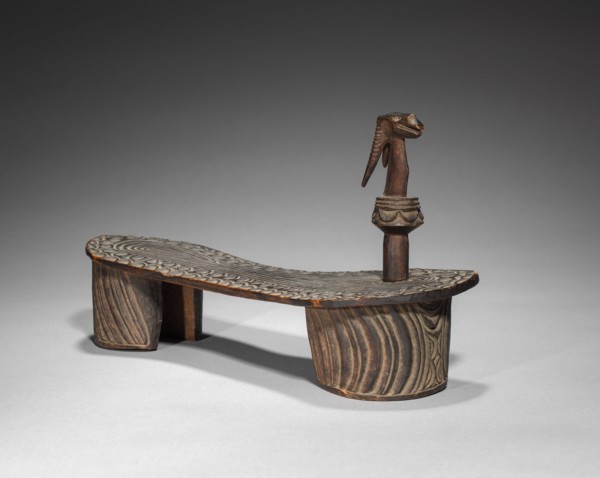 Patten-type Shoe, c 1800s. Africa, Central Africa, Democratic Republic of the Congo, Kuba or