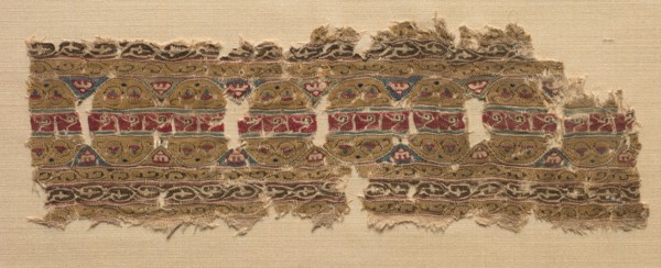 Fragment of Tiraz-Style Textile, 1101 - 1149. Egypt, Fatimid period, Caliphate of al-Amir or