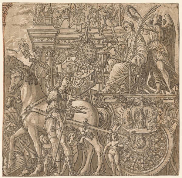 The Triumph of Julius Caesar: Caesar Triumphant, 1593-99. Andrea Andreani (Italian, about
