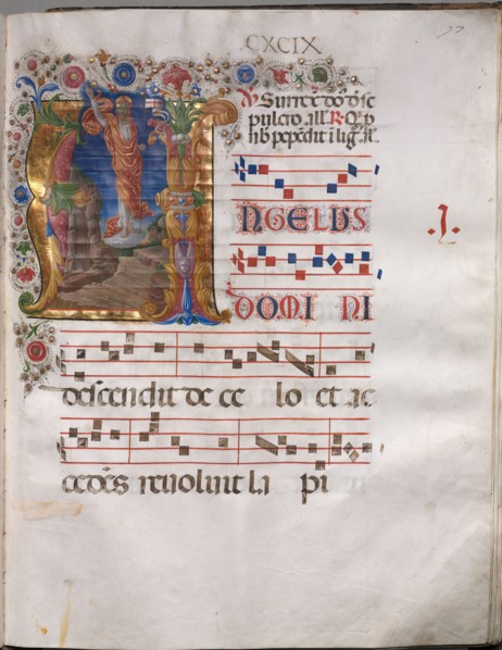 Antiphonary, c. 1470-1480. Follower of Girolamo da Cremona (Italian). Ink, tempera, and gold on
