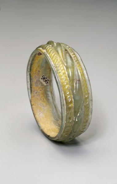 Bracelet, 100-300. Cyprus, 2nd-3rd Century. Glass; diameter: 7.6 cm (3 in.).