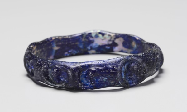 Bracelet, 350-500. Syria, Roman, late Roman period, mid 4th-5th Century. Glass; diameter: 7.6 cm (3