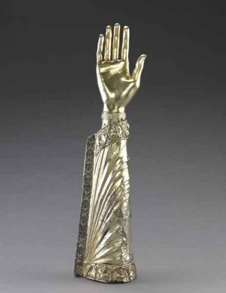 Arm Reliquary of the Apostles, c. 1190. Germany, Lower Saxony, Hildesheim, Romanesque period, late