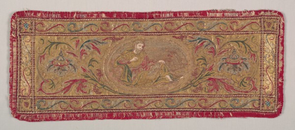 Apparel from a Dalmatic, 1500-1550. Italy, first half of the 16th century. Plain-weave linen with