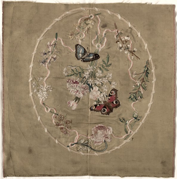 Embroidery for Fire Screen, early 1800s. England, early 19th century. Embroidery, silk; overall: 49