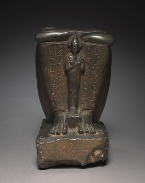 Block Statue of the Royal Acquaintance, Horwedja, 664-525 BC. Egypt, Late Period, Dynasty 26.