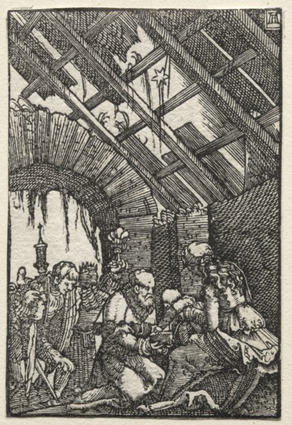 The Fall and Redemption of Man:  The Adoration of the Magi, c. 1515. Albrecht Altdorfer (German, c.