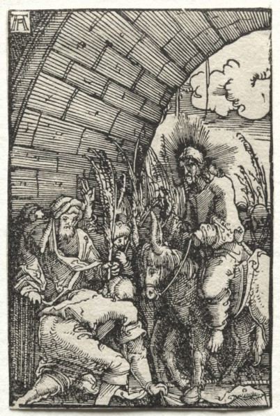 The Fall and Redemption of Man:  The Entry into Jerusalem, c. 1515. Albrecht Altdorfer (German, c.
