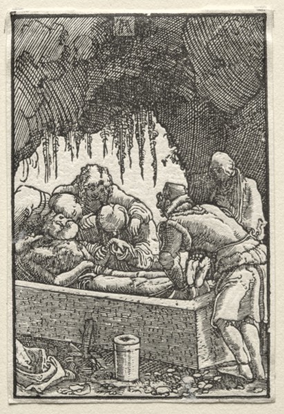 The Fall and Redemption of Man: Burial of Christ, c. 1515. Albrecht Altdorfer (German, c.