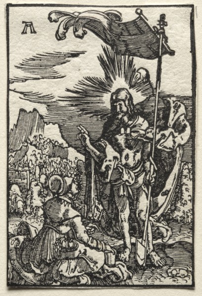 The Fall and Redemption of Man:  Christ Appearing to St. Mary Magdalen, c. 1515. Albrecht Altdorfer
