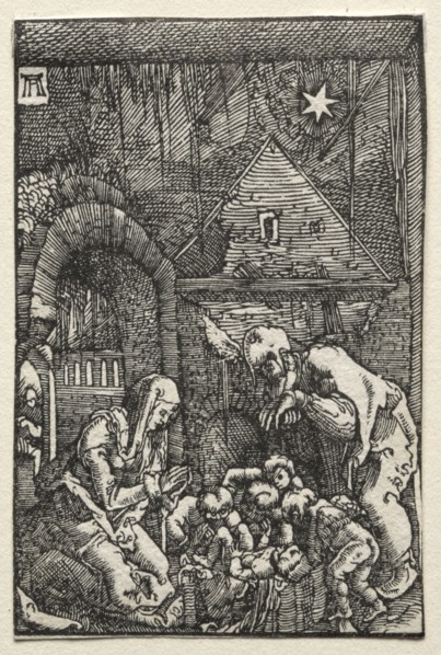 The Fall and Redemption of Man:  The Nativity, c. 1515. Albrecht Altdorfer (German, c. 1480-1538).