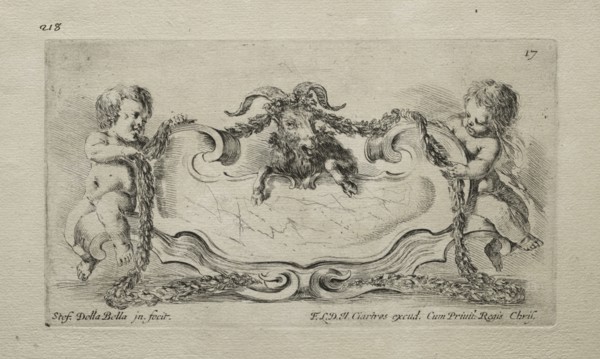 Collection of Various Caprices and New Designs of Cartouches and Ornaments:  No 17. Stefano Della