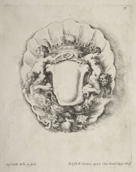 Collection of Various Caprices and New Designs of Cartouches and Ornaments:  No 7. Stefano Della