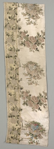 Length of Brocaded Satin, c. 1780. Philippe de Lasalle (French, 1723-1805). Satin, brocaded; silk