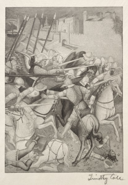 Old Italian Masters:  Battle of St. Ephesus against the Pagans of Sardinia, 1888-1892. Timothy Cole
