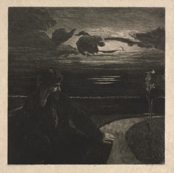 Vom Tode, 1889. Max Klinger (German, 1857-1920). Etching and aquatint