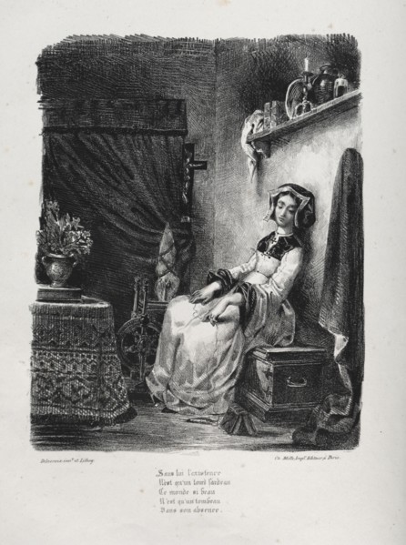 Faust: Tragédie de M. de Goethe, translated into French by Albert Stapfer.: Illustrations for