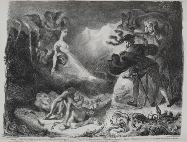 Faust: Tragédie de M. de Goethe, translated into French by Albert Stapfer.: Illustrations for