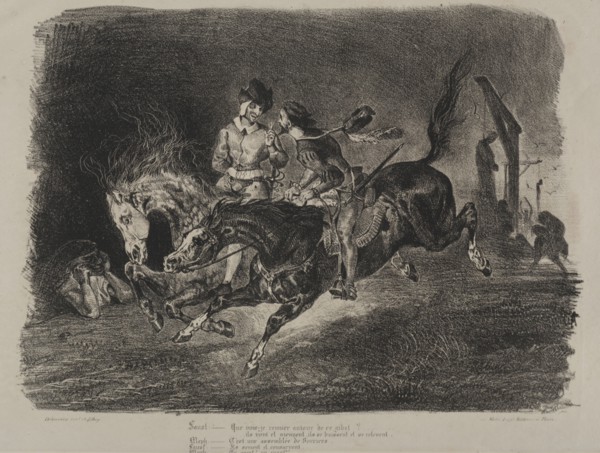 Faust: Tragédie de M. de Goethe, translated into French by Albert Stapfer.: Illustrations for