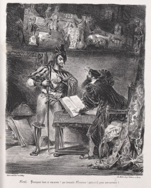 Faust: Tragédie de M. de Goethe, translated into French by Albert Stapfer.: Illustrations for