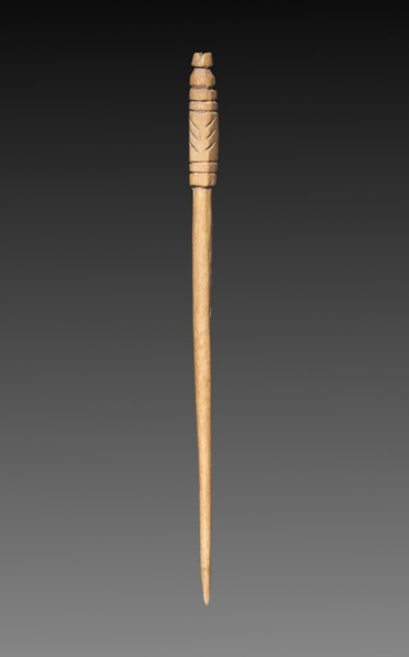 Stick, 1-200. Parthian, 1st-2nd Century. Bone; overall: 12.3 cm (4 13/16 in.).