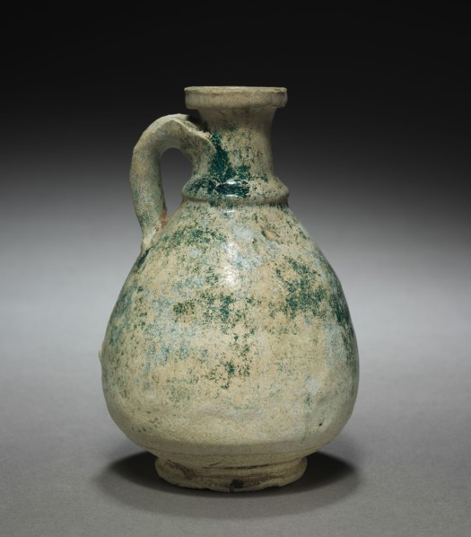 Jar, 1-200. Parthian, 1st-2nd Century. Earthenware with weathered glaze; overall: 14.3 cm (5 5/8 in