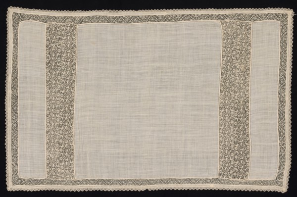 Cloth with Winged and Two-Tailed Animals, 17th-18th century. Italy, 17th-18th century. Plain weave