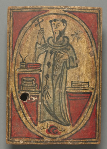 San Francisco de Assisi:  santo de retablo, 1600s-1700s. America, New Mexico, 17th-18th century.