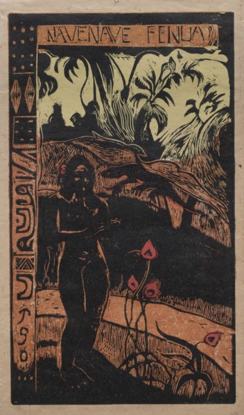 Noa Noa:  Nave Nave Fenua (Fragrant Isle), 1893-1894. For Paul Gauguin (French, 1848-1903). Color