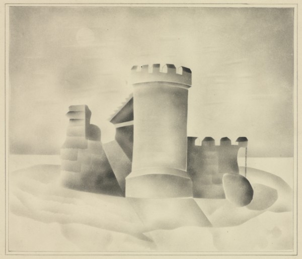 Ruins by Moonlight, 1890. Mary Altha Nims (American, 1817-1907). Pencil; image: 13.3 x 15.6 cm (5