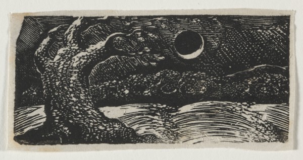 The Pastorals of Virgil, Eclogue I:  The Blasted Tree, 1821. William Blake (British, 1757-1827).