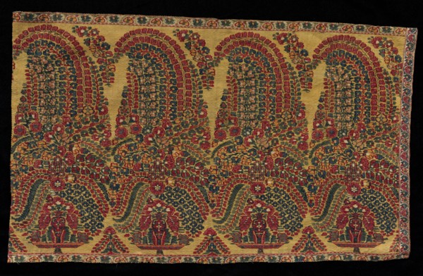 Border Fragment of a Shawl, early 1800s. India, Kashmir, early 19th century. Tapestry twill; wool;