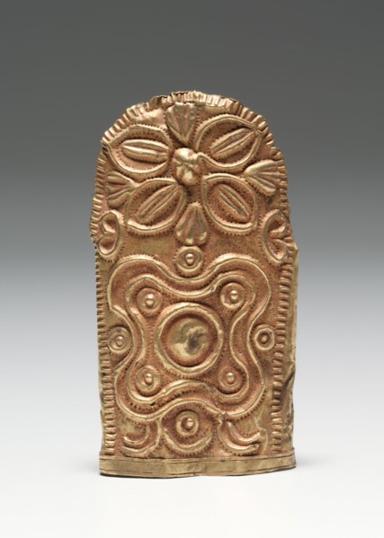 Jewelry, 1800s. Guinea Coast, Ghana, Asante, 19th century. Cast gold, hammered; overall: 6.9 cm (2