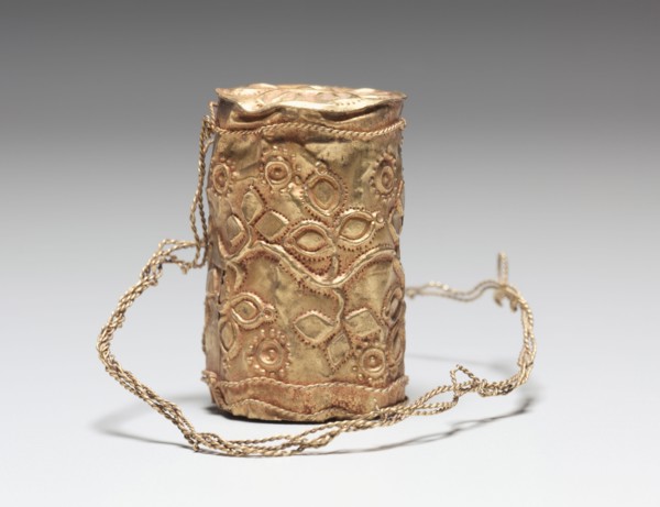 Jewelry, 1800s. Guinea Coast, Ghana, Asante, 19th century. Cast gold, hammered; overall: 4.3 cm (1