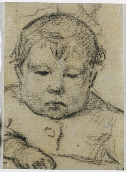 Emil Gauguin as a Child, Right Hand Forward, c. 1875-1876. Paul Gauguin (French, 1848-1903). Black