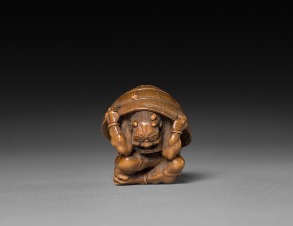 Demon, 1615-1868. Japan, Edo Period (1615-1868). Wood; overall: 3.6 cm (1 7/16 in.).