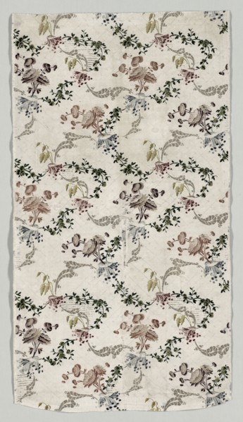 Length of Brocaded Silk, 1723-1774. Style of Jean Baptiste Pillement (French, 1728-1808). Brocade;