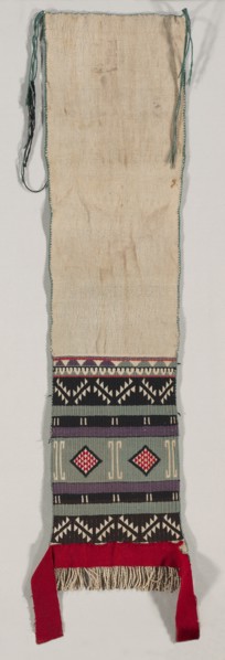 "Hopi Brocade" style Dance Sash, c. 1880-1900. America, Native North American, Southwest, Pueblo