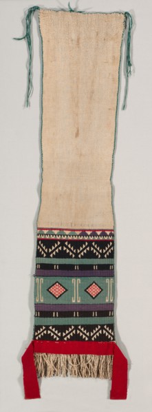 "Hopi Brocade" style Dance Sash, c. 1880-1900. America, Native North American, Southwest, Pueblo