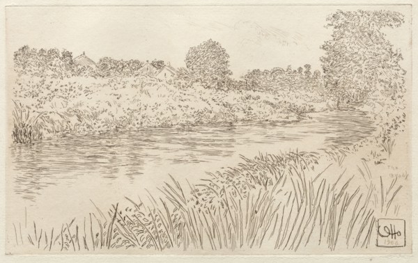 On the Bronx, 1906. Otto H. Bacher (American, 1856-1909). Etching