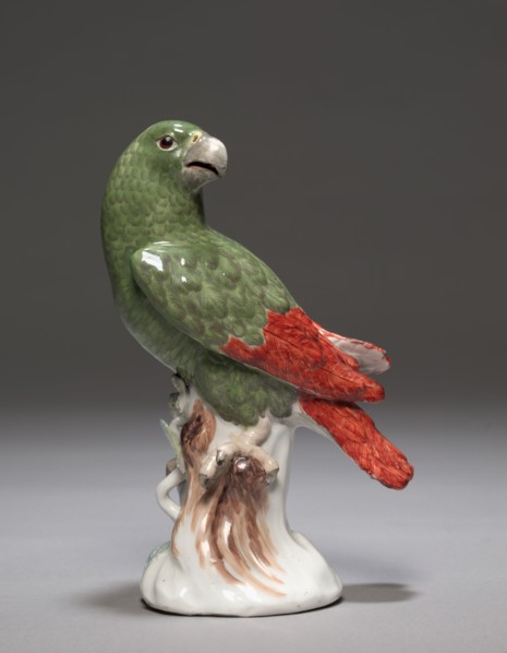 Candelabrum with Parrot (Parrot), c. 1740. Meissen Porcelain Factory (German), Johann Joachim