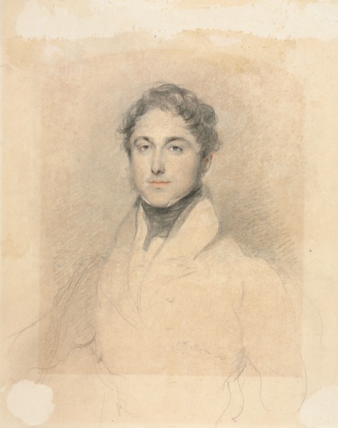 Portrait of a Man, 1828. Andrew Morton (British, 1802-1845). Graphite; sheet: 36 x 29.2 cm (14 3/16