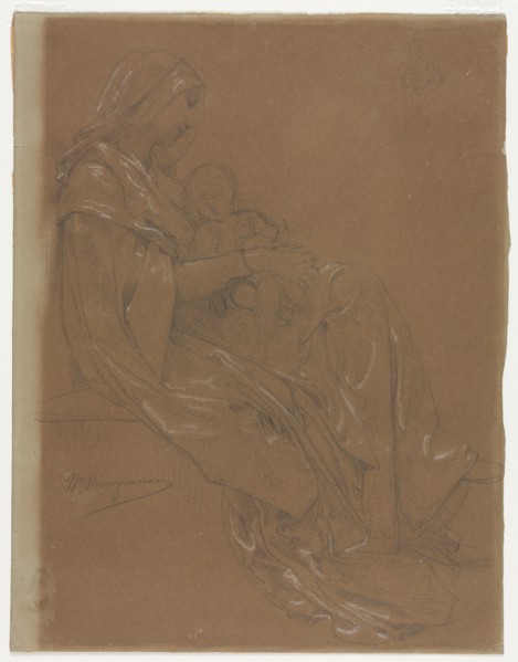 The Virgin and Child, second half 19th century. William Adolphe Bouguereau (French, 1825-1905).